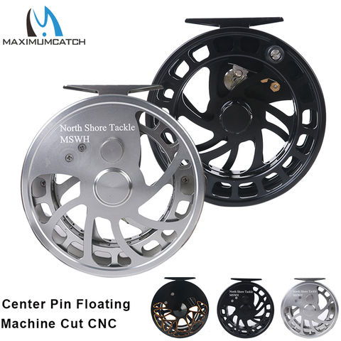 Maximumcatch Center Pin Centerpin Fishing Reel CNC Machine Cut Aluminum 6061-T6 Float Fishing Reel ► Photo 1/6