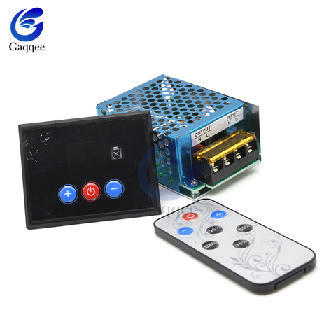 4KW 4000W AC 220V Smart Digital Display SCR Voltage Regulator Touch/Button Isolated Power Supply Buzzer Infrared Remote Control ► Photo 1/6