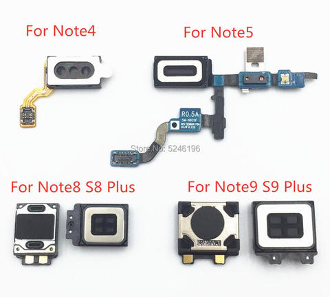 Ear Earpiece Speaker Flex Cable For Samsung Galaxy Note 4 5 Note 8 9 S8 S9 Plus Headphone Jack Audio Repair replacement part ► Photo 1/1