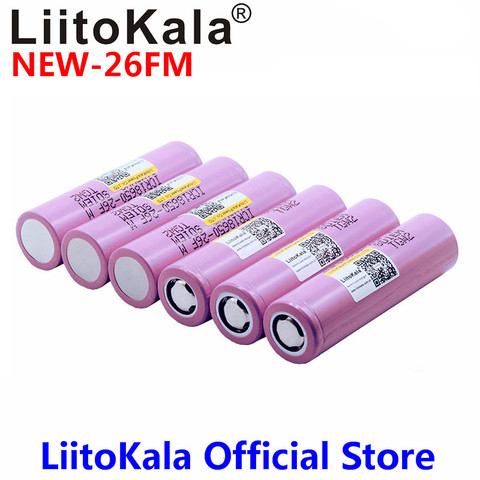 Liitokala New 100% Original 18650 2600mah battery ICR1865026FM Li ion 3.7 V rechargeable battery ► Photo 1/6