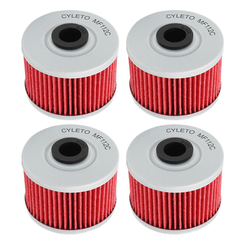 1/2/4pcs Cyleto Oil Filter for Kawasaki KLX110 KLX125 KLX250 KLX 125 250 D-Tracker KLX140 KLX150 KLX250R KLX250S KLX300R KLX450R ► Photo 1/6