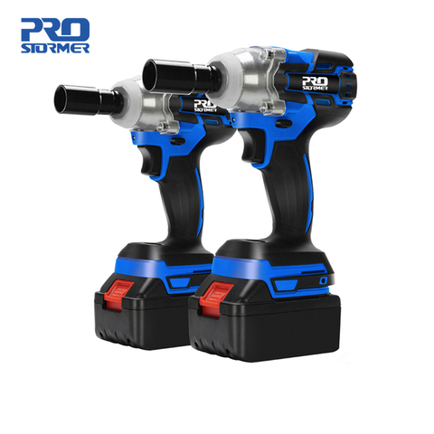 21V Impact Wrench Brushless Cordless Electric Wrench Power Tool 320N.m Torque Rechargeable Extra Battery Avaliable By PROSTORMER ► Photo 1/6
