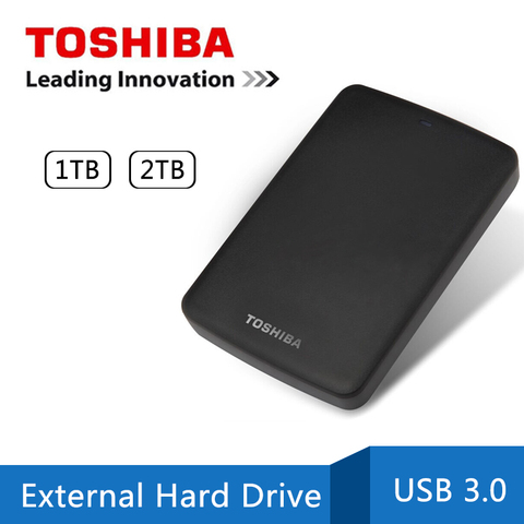 Toshiba Hard Disk Portable 1TB 2TB Free shipping Laptops External Hard Drive 1 TB Disque dur hd Externo USB3.0 HDD 2.5 Harddisk ► Photo 1/5