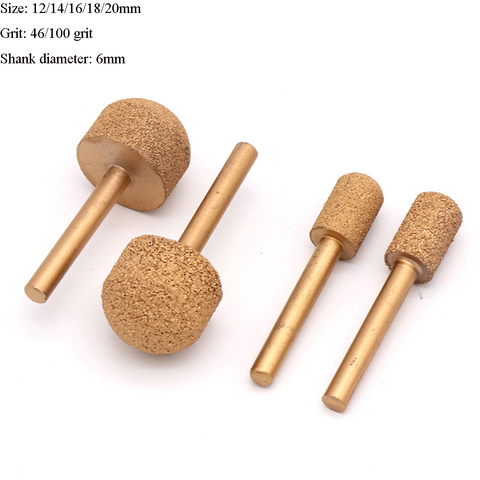 12-20mm Brazing Diamond Burr Grinding Engraving Bit 6mm Shank Drill 46 100 Grit ► Photo 1/4