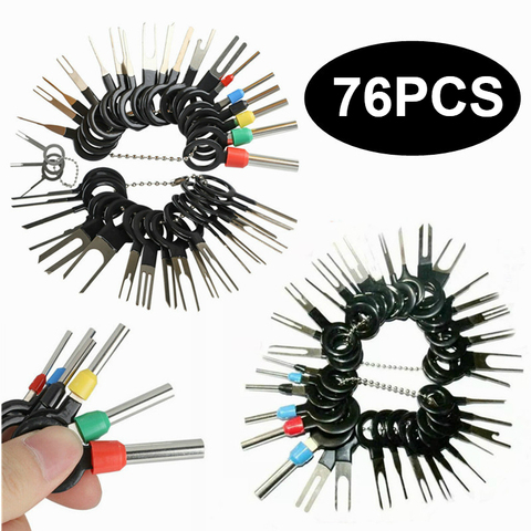76 Terminal Ejector Kit Car Motorist Kit Tools set of keys for car Removal  Puller Pin Extractor Stylus Pinout Connector Tooling - Price history &  Review
