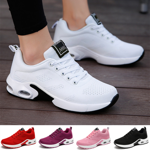 Hot Sale Ladies Running Shoes Comfortable Outdoor Shock Absorption Sports Lightweight Air Cushion Sneakers Female ► Photo 1/1