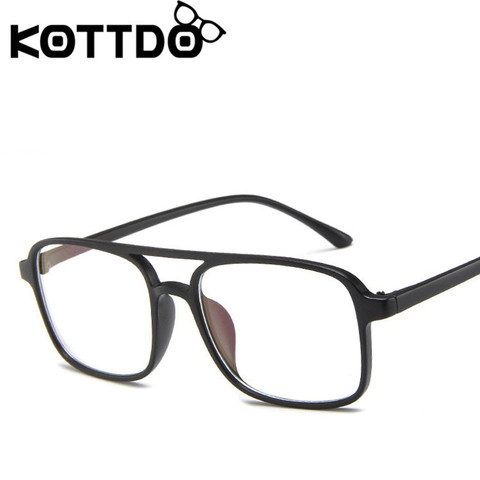 KOTTDO Vintage Square Eyeglasses Frame Women Prescription Eye Glasses Frames for Men Computer Reading Glasses ► Photo 1/6