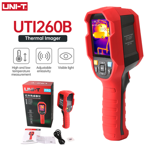 UNI-T UTi85A UTi260B Infrared Thermal Imager -15~550°C Industrial Thermal Imaging Camera Handheld USB Infrared Thermometer hunt ► Photo 1/1