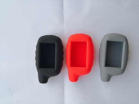 Wholesale Russian CENMAX ST-7A Silicone Case KeyChain Cover For CENMAX 7A  2-way Alarm System Alarm Key chain Fob ► Photo 1/4
