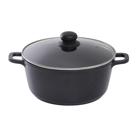 Japanese-style Aluminum Home Multi-function Non-stick Cooker Universal Back-end Binaural Soup Pot Cookware for gas ► Photo 1/6