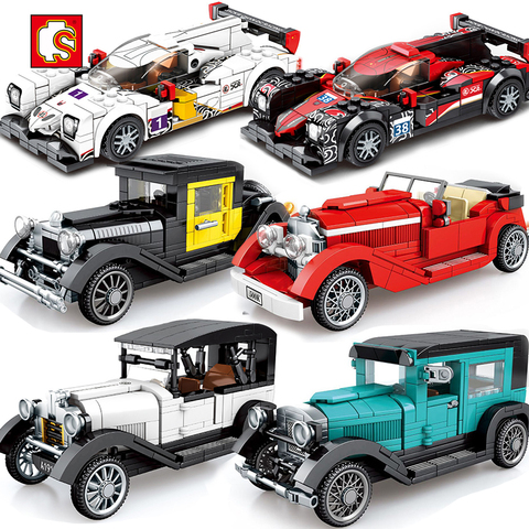 Sembo Blocks Technic car speed champion supercar racing moc building blocks Brick City Vehicle set educational toys for childern ► Photo 1/6