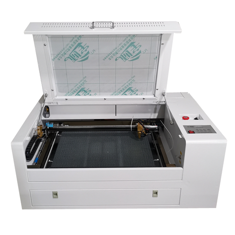 4060 or 6040 laser+engraving+machines with 50w laser tube engraving and cutting non metal materail ► Photo 1/6