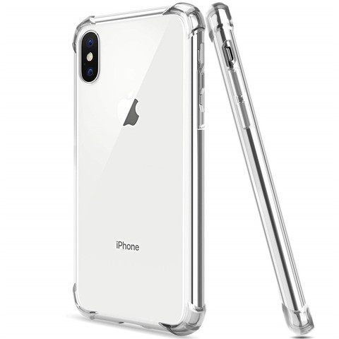 Shockproof Clear Soft Case for iPhone XR X XS Max Silicon Luxury Cell Phone Back Cover On For Apple iPhone 6 6S 7 8 Plus SE 2022 ► Photo 1/6