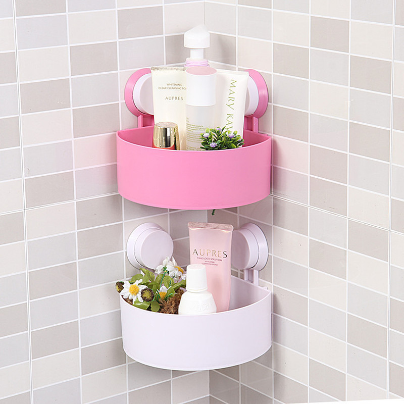 Corner Kitchen Bathroom Shelves Wy418, Bathroom Shelves With Suction Cups