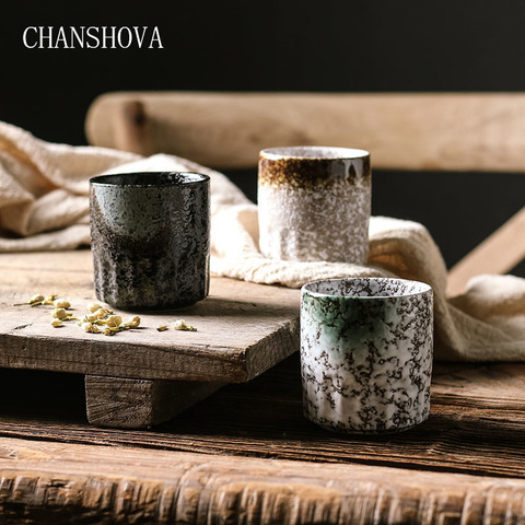 CHANSHOVA 100ml Traditional chinese retro style Personality brief Ceramic Teacup China porcelain coffee tea cups H065 ► Photo 1/6