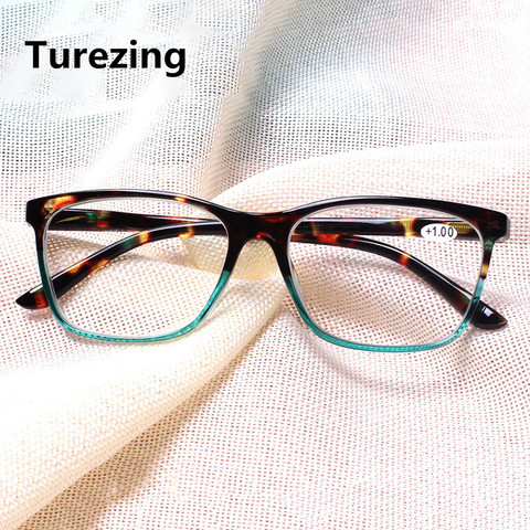 STASTEND Stylish Rectangular Reading Glasses , Spring Hinge , Male and Female Readers Glasses , Diopter 0.5 1.75 2.0 3.0 4.0... ► Photo 1/6
