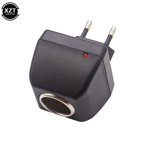 AC Adapter With Car Socket Auto Charger EU Plug 220V AC To 12V DC Use For Car Electronic Devices Use At Home ► Photo 1/6
