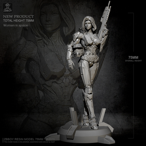 75mm Resin model kits figure DIY self-assembled TD-2570 ► Photo 1/5