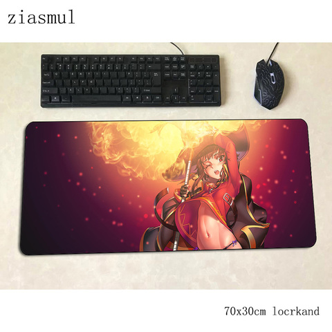 megumin mouse pad anime Computer mat 700x300x3mm gaming mousepad large thickness padmouse keyboard games pc gamer desk ► Photo 1/4