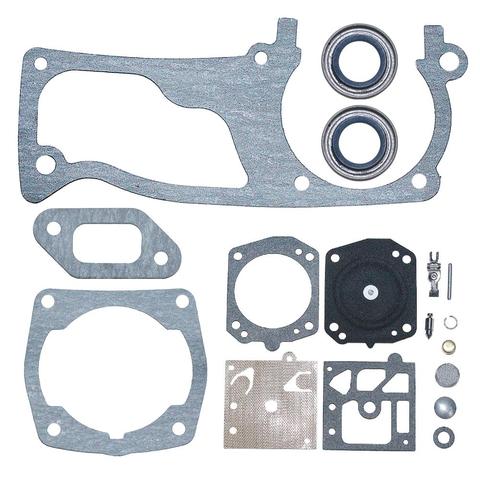 Crankcase Cylinder Muffler Gasket Repair Kit for Husqvarna 357 357XP 359 359XP Replace 503 96 66-01,Walbro K22-HDA ► Photo 1/6