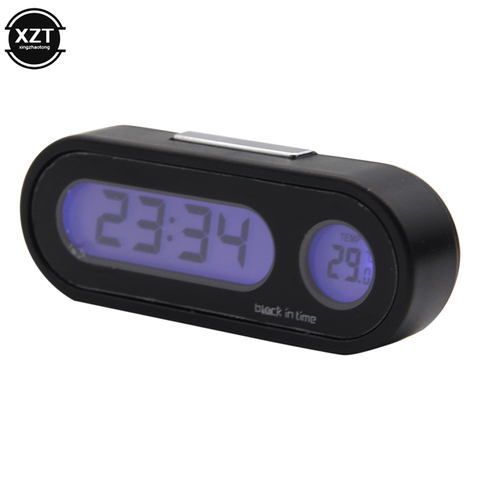 Mini Car Automobile Digital Clock Auto Watch Automotive Thermometer Hygrometer Decoration Ornament Clock In Car Car-Styling ► Photo 1/6