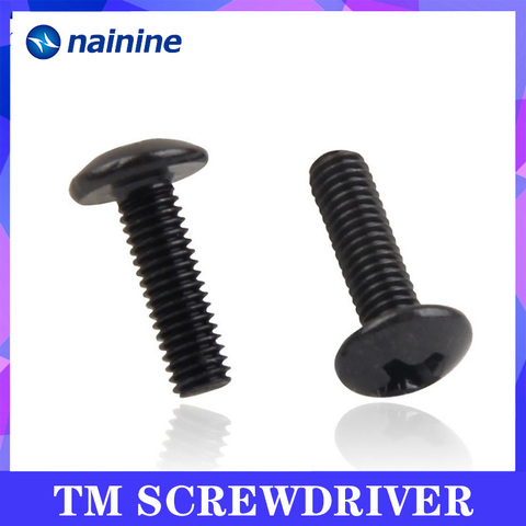 TM M2-M6 Screws Phillips Truss Mushroom Head Bolt Black SS15 ► Photo 1/3