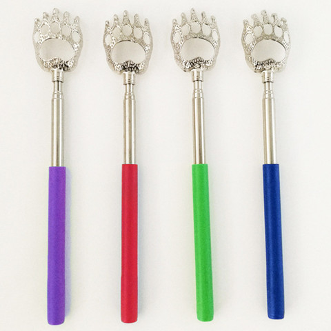 Back Scraper Massager Telescopic Anti Itch Back Scraper Scalp Massager Claw Clip Extendable Telescoping Itch Scratching Hackle ► Photo 1/6
