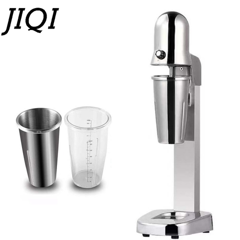 JIQI Milkshake Stirring Machine Electric Milk Foam Shaker Cold/Hot Drink Mixer Blender Stainless Steel Bubble Tea Smoothie Maker ► Photo 1/3