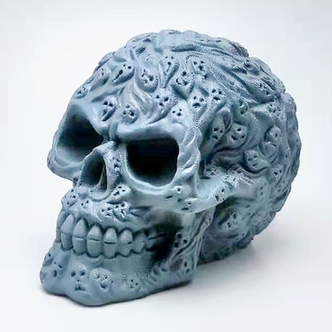 3d ghost skull silicone mold diy making candle soap resin model kitchen making fudge ice chocolate cake tool ► Photo 1/6