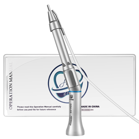 Dentist Micro Surgery Handpiece 20  Degree Angle Dental Straight Nose Handpiece 1:1 Direct Drive For Surgical Burs ► Photo 1/6