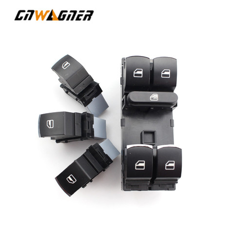 4pcs/Set Window Control Switch Button For Volkswagen VW Golf MK5 6 Jetta Passat B6 Tiguan Rabbit Touran 5ND 959 857 5ND 959 855 ► Photo 1/6