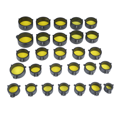 1pc Yellow Sight Quick Flip Spring Up Open Lens Cover Cap For Caliber Hunting Scope Mounts Rifles Red Laser 28 Different Sizes ► Photo 1/6