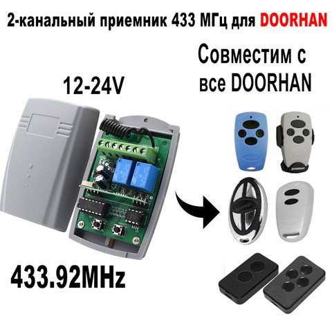 Схема doorhan transmitter 2