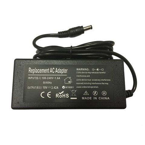 Laptop Power Adapter Charger For TOSHIBA Satellite L500 L650 L670 L750D L850 ► Photo 1/6