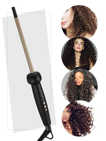 9mm Super Slim MCH Tight Curls Wand Ringlet Afro Curls Hair Curler Curling Iron Chopstick Curls ► Photo 1/6