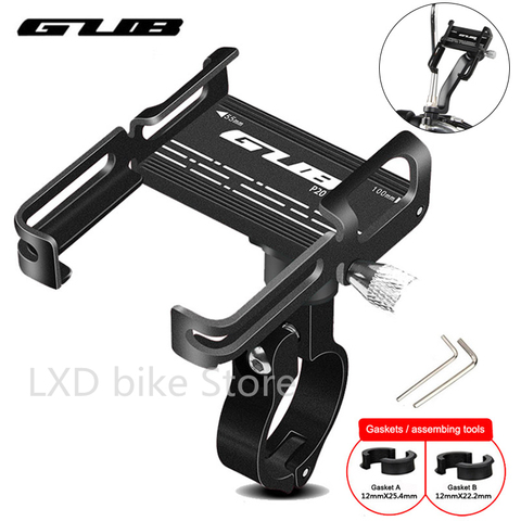 GUB P10 P20 G-81Aluminum MTB Bicycle Phone Holder Motorcycle Support GPS Holder for Bike Handlebar Bracket Equipment Accessories ► Photo 1/6