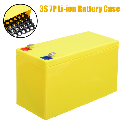 For 18650 Powerwall Batteries Pack DIY 12V 3 Series 7 Parallel Lithium Battery Case and Holder Special Plastic Box ► Photo 1/6