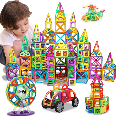KACUU Magnetic Designer Construction & Building Toys 157PCS Big Size Magnetic Blocks Magnets Building Blocks Toys For Children ► Photo 1/6