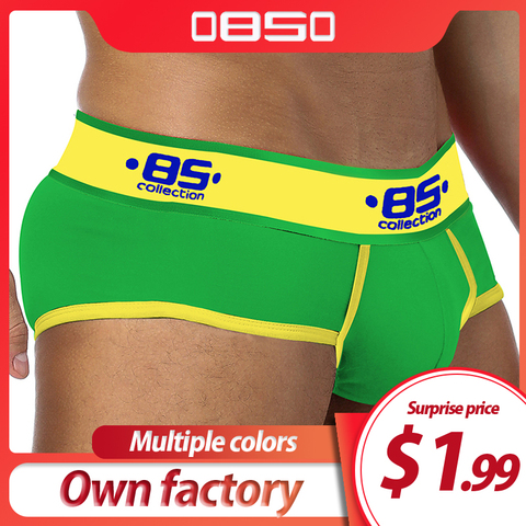 ORLVS Cotton Men Underwear Plus size Briefs Men cuecas Soft Underpants High Quality Men Panties Plus size ► Photo 1/6