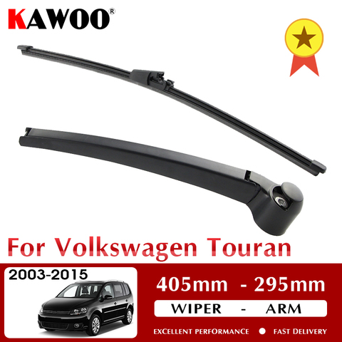 KAWOO Car Rear Wiper Blade Blades Back Window Wipers Arm For Volkswagen VW Touran Hatchback (2003-2015) 405mm Windscreen Wiper ► Photo 1/6