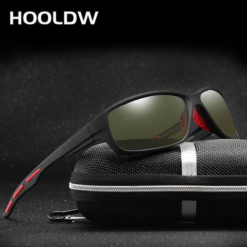 HOOLDW Vintage Polarized Photochromic Sun glasses Men Night Vision Glasses Day Night Driving Goggles Anti-glare Sunglasses ► Photo 1/6