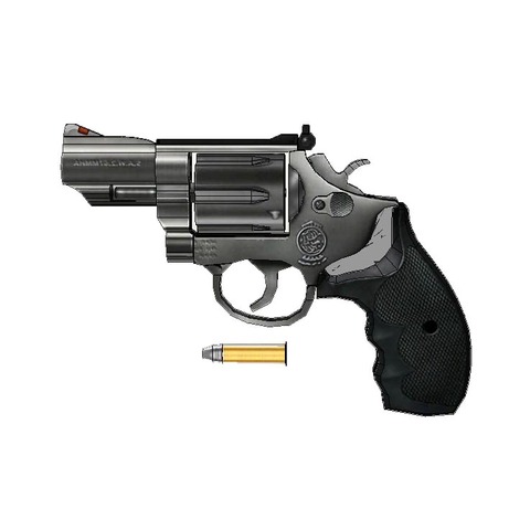 3D Paper Model Gun US M66 Revolver Scale 1:1 Firearm Pistol Handmade Puzzles Manual Creative Gift ► Photo 1/6