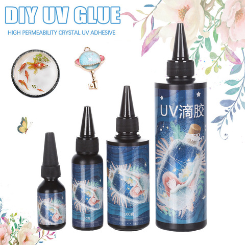 Resin Glue Curing Epoxy Hard UV Gel Glue Sunlight for DIY Jewelry Making Casting Coating resin mold Newly UV Ultraviolet Resin ► Photo 1/6