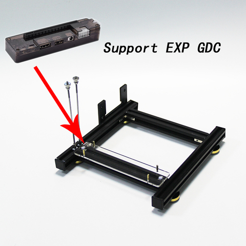 Graphics card holder DIY external graphics card base with power base for ATX SFX PSU  aluminum ► Photo 1/6