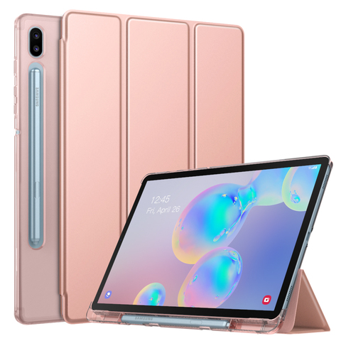 Case For Samsung Galaxy Tab S6 10.5 2022,Ultra Thin Slim Shell Trifold Stand Cover with Frosted Back with Auto Wake & Sleep ► Photo 1/6