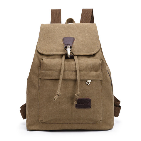 Korean style of the new wave ladies canvas backpack retro casual fashion student computer unisex backpack ► Photo 1/5