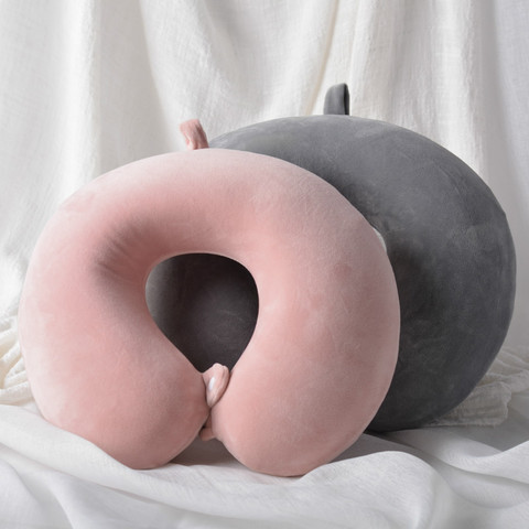 Memory foam u-shaped pillow Slow rebound Neck pillow Nap Airplane pillow travel Cartoon memory u-shaped headrest long trip ► Photo 1/6