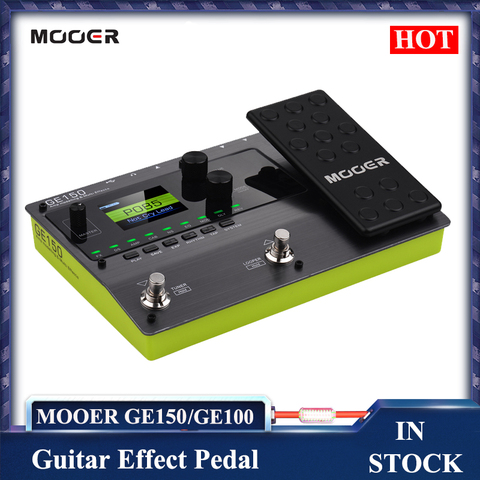 MOOER GE150 Guitar Effect Pedal Guitar Pedal 55 Amplifier 151 Effect 80s Looper 40 Rhythms 10 Metronome guitar accessories GE100 ► Photo 1/6