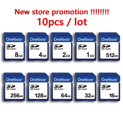 10PCS/lot Original micro SD Card 64MB 128MB 256MB 512MB 1GB 2GB 4GB 8GB SD Memory Card Secure Digital Flash Memory Card Standard ► Photo 1/6