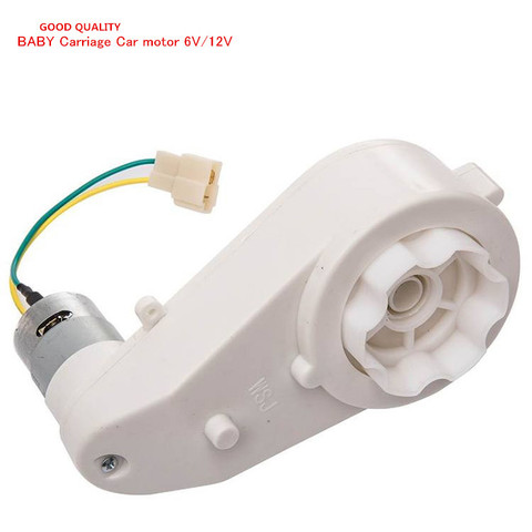 BABY Carriage Children's bicycles RC Toy car Drive 550 DC motor 6V 12V WHITE GEARBOX Accessories 8000RPM -35000RPM GOOD QUALITY ► Photo 1/6